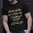 Cool Books Reading Men Women Book Lover Literacy Librarian Unisex T-Shirt Gifts for Him