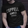 Coppell Texas Tx Vintage Established Sports T-Shirt Gifts for Him
