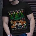 Corgi Dog Ugly Christmas Sweater T-Shirt Gifts for Him