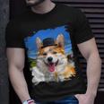 Corgi Face Dog Dogs Wearing Hat At Beach Funny Cute Unisex T-Shirt Gifts for Him Corgi Face Dog Dogs Wearing Hat At Beach Funny Cute Unisex T-Shirt Gifts for Him