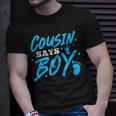 Cousin Says Boy Gender Reveal Team Boy Pregnancy Cousins T-Shirt Gifts for Him