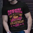 Cowgirl Classy Sassy And A Bit Smart Assy Country Western Unisex T-Shirt Gifts for Him