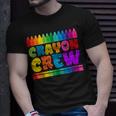 Crayon Crew Coloring Artistic Drawing Color T-Shirt Gifts for Him