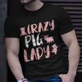 Crazy Pig Lady Piglet Farm Unisex T-Shirt Gifts for Him