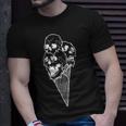 Creepy Skulls Icecream Horror Halloween Halloween T-Shirt Gifts for Him