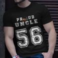 Custom Proud Football Uncle Number 56 Personalized For Men Unisex T-Shirt Gifts for Him