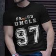 Custom Proud Football Uncle Number 97 Personalized For Men Unisex T-Shirt Gifts for Him
