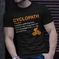 Cyclopath Dictionary Definition Cyclist Bike Riders T-Shirt Gifts for Him