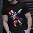 Dabbing Uncle Sam 4Th Of July Independence Day Patriotic Unisex T-Shirt Gifts for Him
