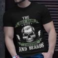 Dad Father Fathers Day Best Dads Have Tattoos And Beards Unisex T-Shirt Gifts for Him
