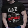 Dad Of The Birthday Boy Race Car Racing Car Driver Father Unisex T-Shirt Gifts for Him