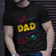 Dad Outer Space Daddy Planet Birthday Fathers Gift For Women Unisex T-Shirt Gifts for Him