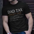 Dad Tax Funny Dad Tax Definition Fathers Day Unisex T-Shirt Gifts for Him