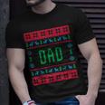 Dad Ugly Christmas Sweater Pjs Matching Family Pajamas T-Shirt Gifts for Him