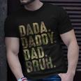 Dada Daddy Dad Bruh Funny Dad For Dads Fathers Day Unisex T-Shirt Gifts for Him