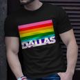 Dallas Texas Gay Pride Tx Proud Tx Homos Queer Cowboy Love Unisex T-Shirt Gifts for Him