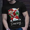 Deering Name Gift Santa Deering Unisex T-Shirt Gifts for Him