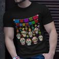 Dia De Los Muertos Day Of The Dead Hanging Skulls T-Shirt Gifts for Him