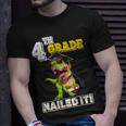 Dinosaur Graduation Hat Fourth Grade Nailed It Class Of 2031 Unisex T-Shirt Gifts for Him
