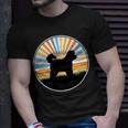 Dog Bichon Frise Mom Dog Dad Retro Sunset Pet Unisex T-Shirt Gifts for Him