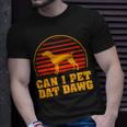 Dog German Shorthaired Can I Pet Dat Dawg German Shorthaired Pointer Dog Lover Unisex T-Shirt Gifts for Him