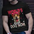 Dog Jack Russell Womens Worlds Best Jack Russell Terrier Dog Mom Funny Mothers Day Unisex T-Shirt Gifts for Him