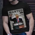 Donald Trump 2024 Wanted For President -The Return T-Shirt Gifts for Him