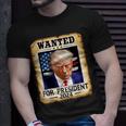 Donald Trump Shot Wanted For US President 2024 T-Shirt Gifts for Him