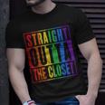 Dont Hide Your Gay Les Bi Tran - Come Outta The Closet Lgbt Unisex T-Shirt Gifts for Him