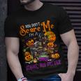 Don't Scare Me I'm A School Bus Driver Halloween Pumpkin T-Shirt Gifts for Him