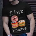 Donut Lover I Love Donuts Doughnut Sprinkles Unisex T-Shirt Gifts for Him