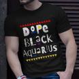 Dope Black Aquarius T-Shirt Gifts for Him