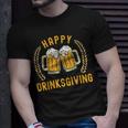 Drinking Party Happy Drinksgiving Happy Thanksgiving T-Shirt Gifts for Him