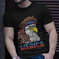 Eagle Mullet 4Th Of July Usa American Flag Eagle Merica Unisex T-Shirt Gifts for Him