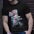 Easter Bunny Ridng Motorcycle Lgbtq Transgender Pride Trans Unisex T-Shirt Gifts for Him