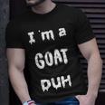 Easy I Am Goat Duh Scary Last Minute Costumes Unisex T-Shirt Gifts for Him
