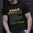 Edge Name Gift Edge Facts Unisex T-Shirt Gifts for Him