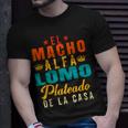 El Macho Lomo Plateado De La Casa Papa Dia Del Padre Unisex T-Shirt Gifts for Him