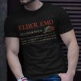 Elder Emo Defination Alt Alternative Music Humor Quote T-Shirt Gifts for Him