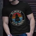 Elmira New York Ny Vintage Graphic Retro 70S T-Shirt Gifts for Him