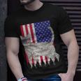 European Burmese Patriotic Cat Usa Pride American Flag Unisex T-Shirt Gifts for Him