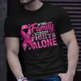 In This Family No One Fight Alone Breast Cancer Awareness T-Shirt Gifts for Him