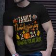 Family Thanksgiving 2023 Thankful For My Tribe Autumn Vibes T-Shirt Gifts for Him