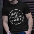 Family Vacation 2023 Making Memories Together Vacation Beach Unisex T-Shirt Gifts for Him