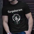 Farquharson Clan Scottish Name Coat Of Arms Tartan Unisex T-Shirt Gifts for Him