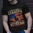 Father's Day Veterans Day -I'm A Dad Grandpa And A Veteran T-Shirt Gifts for Him