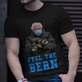 Feel The Bern Bernie Sanders Sitting Mittens Funny Meme Meme Funny Gifts Unisex T-Shirt Gifts for Him