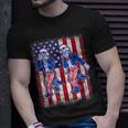 Firework Uncle Sam Griddy Dance 4Th Of July Independence Day Unisex T-Shirt Gifts for Him