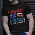 Fireworks Director Funny 4Th Of July Patriotic American Flag Unisex T-Shirt Gifts for Him