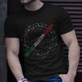 Flute Musician Music Lover Treble Clef Italian Flutist Unisex T-Shirt Gifts for Him